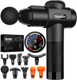 Massage Gun, Deep Tissue Back Massage for Athletes for Pain Relief, Percussion Massager with 10 Massages Heads & Silent Brushless Motor Massage Gun, Deep Tissue Back Massage for Athletes for Pain Relief, Percussion Massager with 10 Massages Heads & Silent Brushless Motor